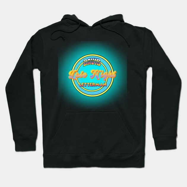 Late Night David Letterman Hoodie by asterami